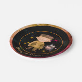 Halloween Little Monster Party Pappteller (Schrägansicht)