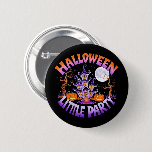 Halloween Little Party Button (Vorne & Hinten)