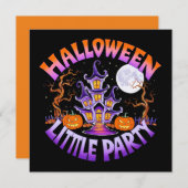 Halloween Little Party Feiertagskarte (Vorne/Hinten)