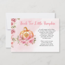 Halloween Little Pumpkin Baby Showbuchanfrage Dankeskarte