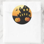 Halloween Little Pumpkin Round Sticker (Tasche)