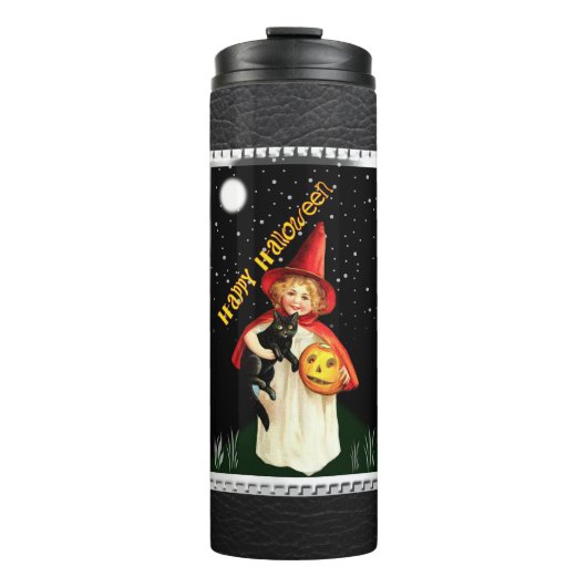 Halloween Little Witch Thermosbecher (Vorderseite)