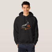 Halloween Lizard mit Pumpkin-Hut Hoodie (Vorne ganz)