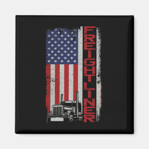 Halloween LKW-Fahrer Putsch Vintagen USA Ame Magnet
