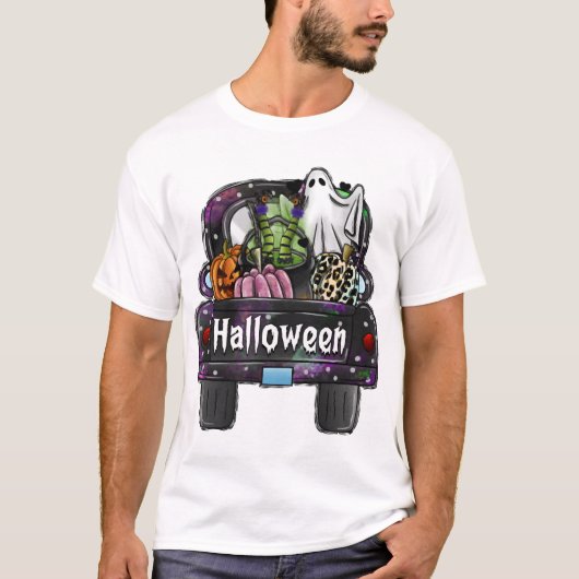 Halloween-LKW T-Shirt (Vorderseite)