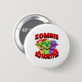 Halloween Llama Alpaca Funny Lama Glama Cooles Ges Button (Vorne & Hinten)