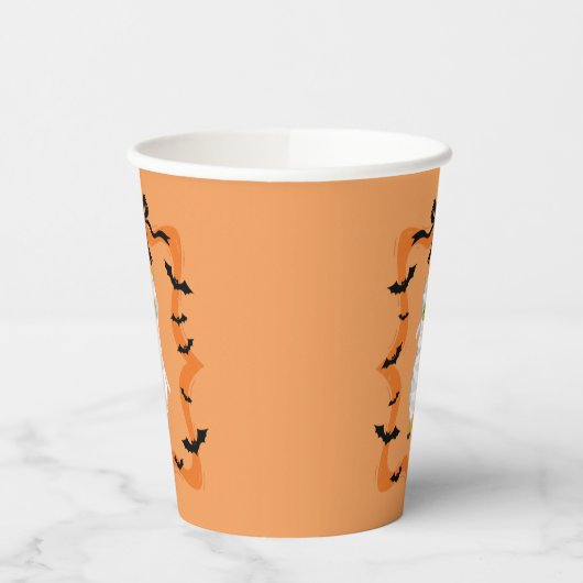 Halloween Llama Mummy Pappbecher (Links)