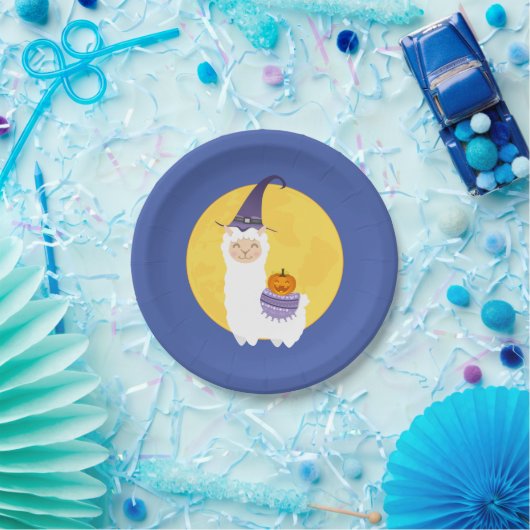 Halloween Llama Party Pappteller (Party)