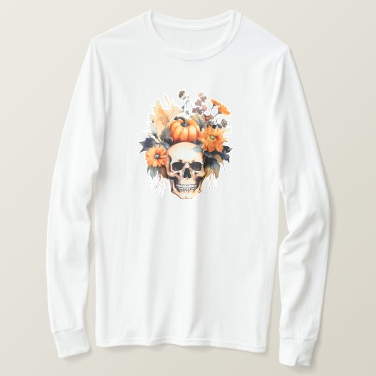 Halloween Long Sleeve T - Shirt (Design vorne)