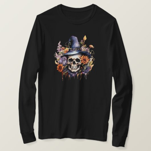 Halloween Long Sleeve T - Shirt (Design vorne)
