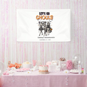 Halloween, los geht's, Ghoul-Junggesellinnenabschi Banner