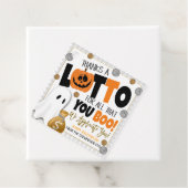 Halloween-Lotterie-Geschenktasten Geschenkanhänger (Beispiel)