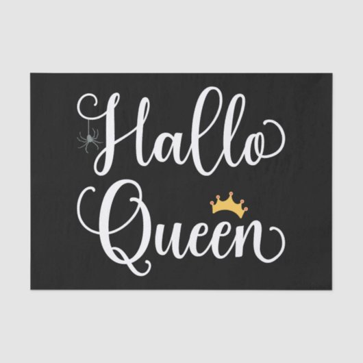 Halloween Lover - Halloqueen I Seidenpapier (Vorderseite)