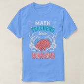Halloween Lover Mathematik Lehrer Liebe Brains T-Shirt (Design vorne)