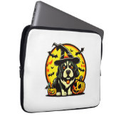 Halloween Lowchen Hund Laptopschutzhülle (Vorne Rechts)