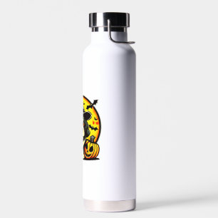 Halloween Lowchen Hund Trinkflasche