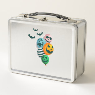Halloween-Luftballons Metall Brotdose