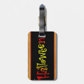 Halloween Luggage Tage Gepäckanhänger (Rückseite vertikal)