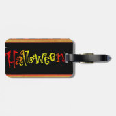 Halloween Luggage Tage Gepäckanhänger (Rückseite horizontal)