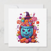 Halloween lustig einladung (Rückseite)
