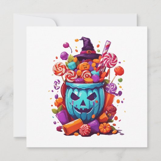 Halloween lustig einladung (Vorderseite)