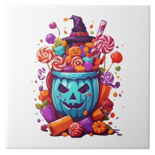 Halloween lustig fliese (Vorderseite)