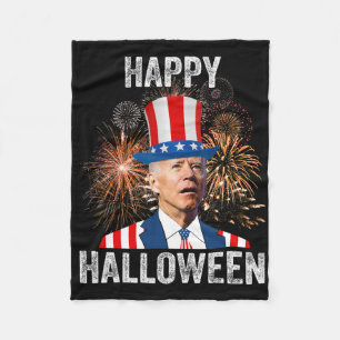 Halloween Lustig Frohes 4. Juli Anti Joe Biden Fleecedecke