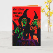 HALLOWEEN LUSTIGE GHOUL-Witzkarte Karte (Gelbe Blume)