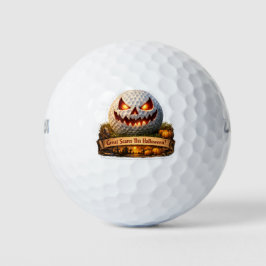 Halloween lustiger Golfball