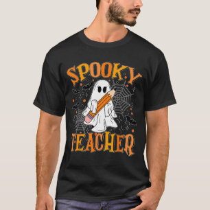 Halloween Lustiger Gruseliger Lehrer-Kostüm Boo Ge T-Shirt