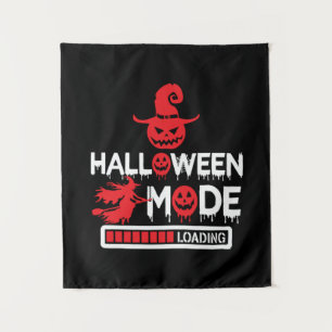 Halloween Lustiger Halloween-Modus Wird Geladen Ge Wandteppich