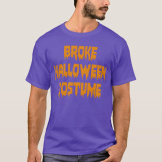 Halloween Lustiger kaputter Halloween-Kostüm retro T-Shirt