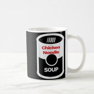Halloween lustiger Kinder-Hühnchennudelsuppen-Kost Kaffeetasse