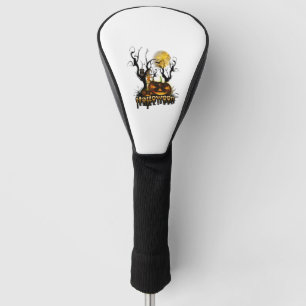 Halloween lustiger Kürbis mit Eule Golf Headcover