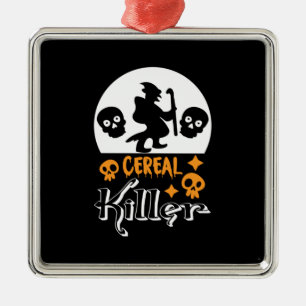 Halloween Lustiges Frühstücksgeburtstagsgeschenk Ornament Aus Metall