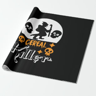 Halloween Lustiges Müsli Geburtstag Geschenkpapier