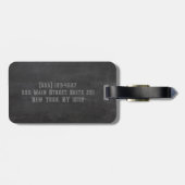 Halloween Macabre Creepy Hexe Eye Gepäckanhänger (Rückseite horizontal)