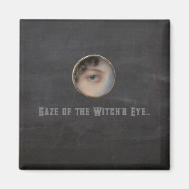Halloween Macabre Creepy Hexe Eye Magnet