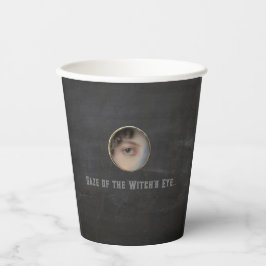 Halloween Macabre Creepy Hexe Eye Pappbecher