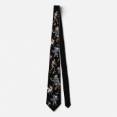Halloween Macabre Neck Tie Krawatte (Vorderseite)