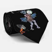 Halloween Macabre Neck Tie Krawatte (Gerollt)