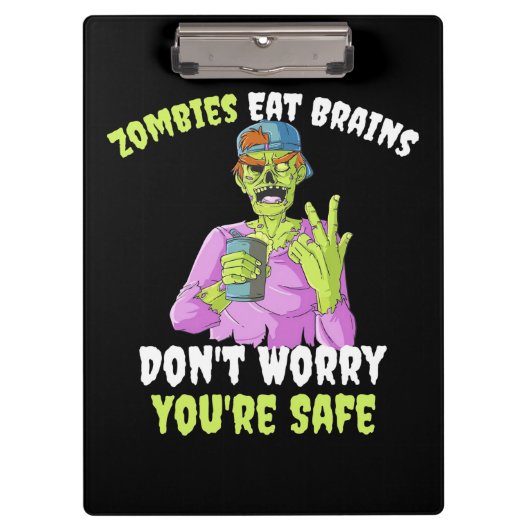 Halloween macht dir keine Sorgen, dass du sicher b Klemmbrett (Vorderseite)