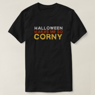 Halloween Macht Mich So Schmachtend Funny Glitter T-Shirt