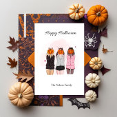 Halloween-Mädchen Einladung