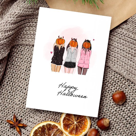 Halloween-Mädchen Einladung