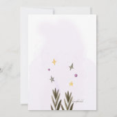 Halloween-Mädchen Einladung (Rückseite)