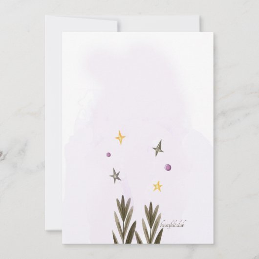 Halloween-Mädchen Einladung (Rückseite)