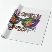 Halloween-Mädchen Geschenkpapier (Ungerollt)