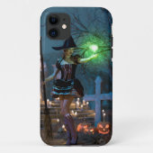 Halloween-Mädchen im Wald Case-Mate iPhone Hülle (Rückseite)
