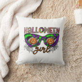 Halloween-Mädchen Kissen (Decke)